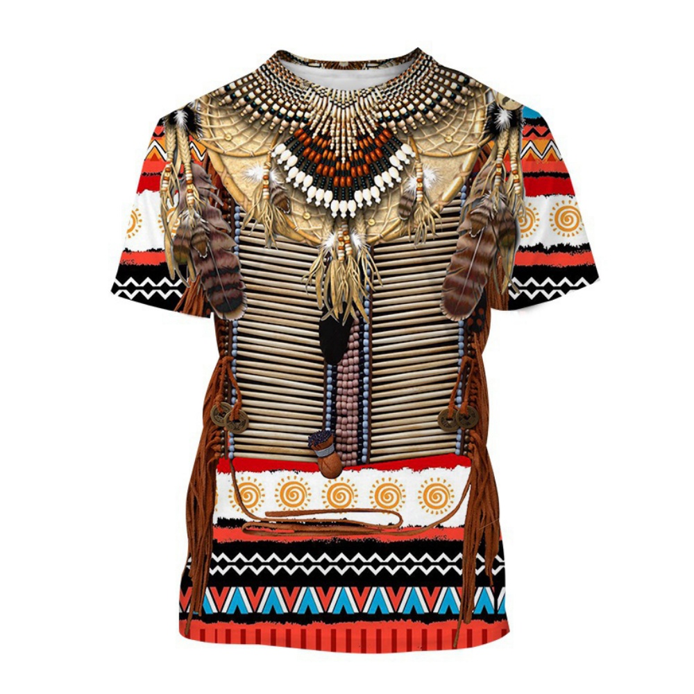Fashion Ethnic Indian Clothing - Indian T-Shirts Ethnic Style 3D Print