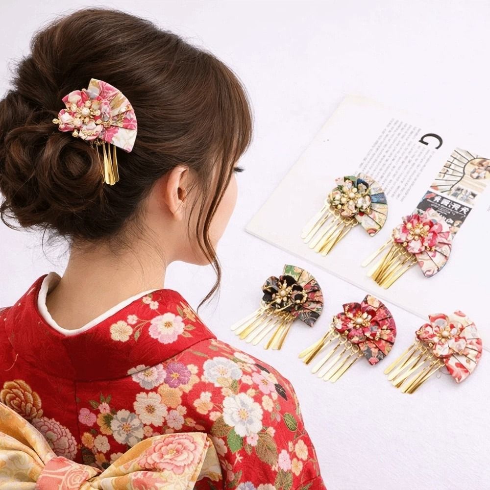 Women Hairpin Faux Pearl Flowe - огляд і ціна Ethnic Gown