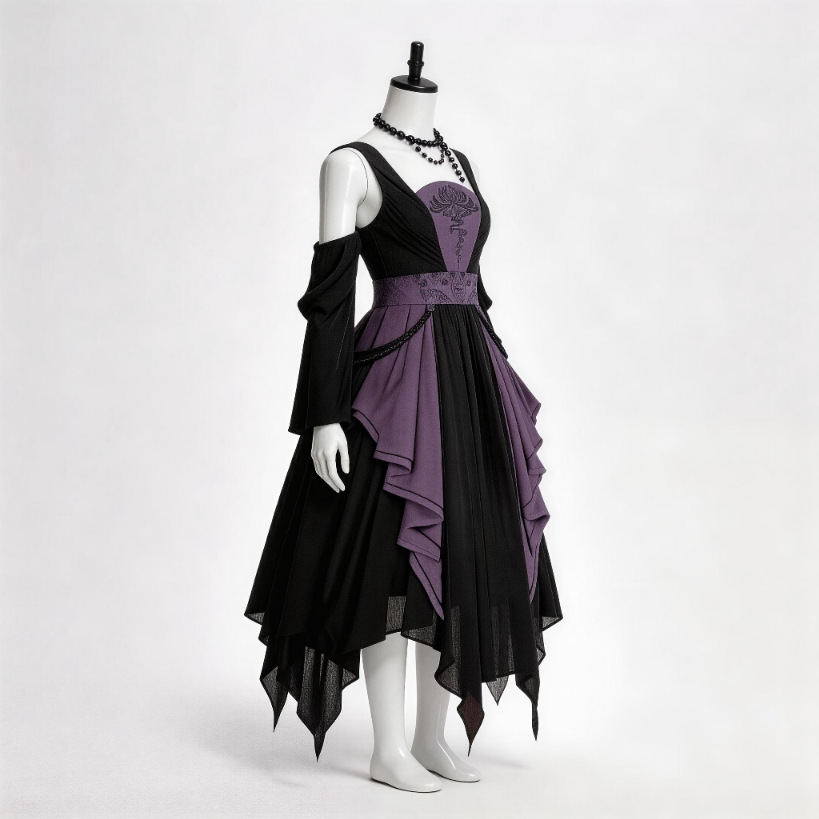 Gothic Style  Witch Costume Sk - огляд і ціна Ethnic Clothing & Online Fashion Store Khaadi Pk