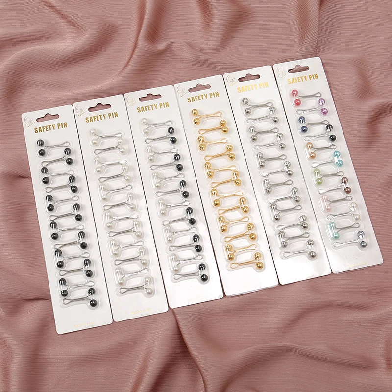 12pcs/Bag Muslim Hijab Pins Sc - огляд і ціна Ethnic Fashion Accessories
