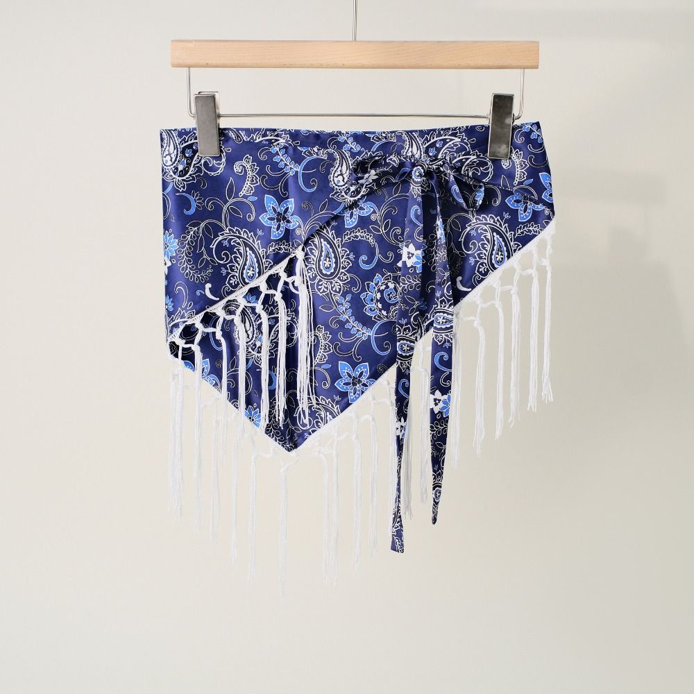 Ethnic Paisley Print Hip Scarf - огляд і ціна Y2K Ethnic Fashion