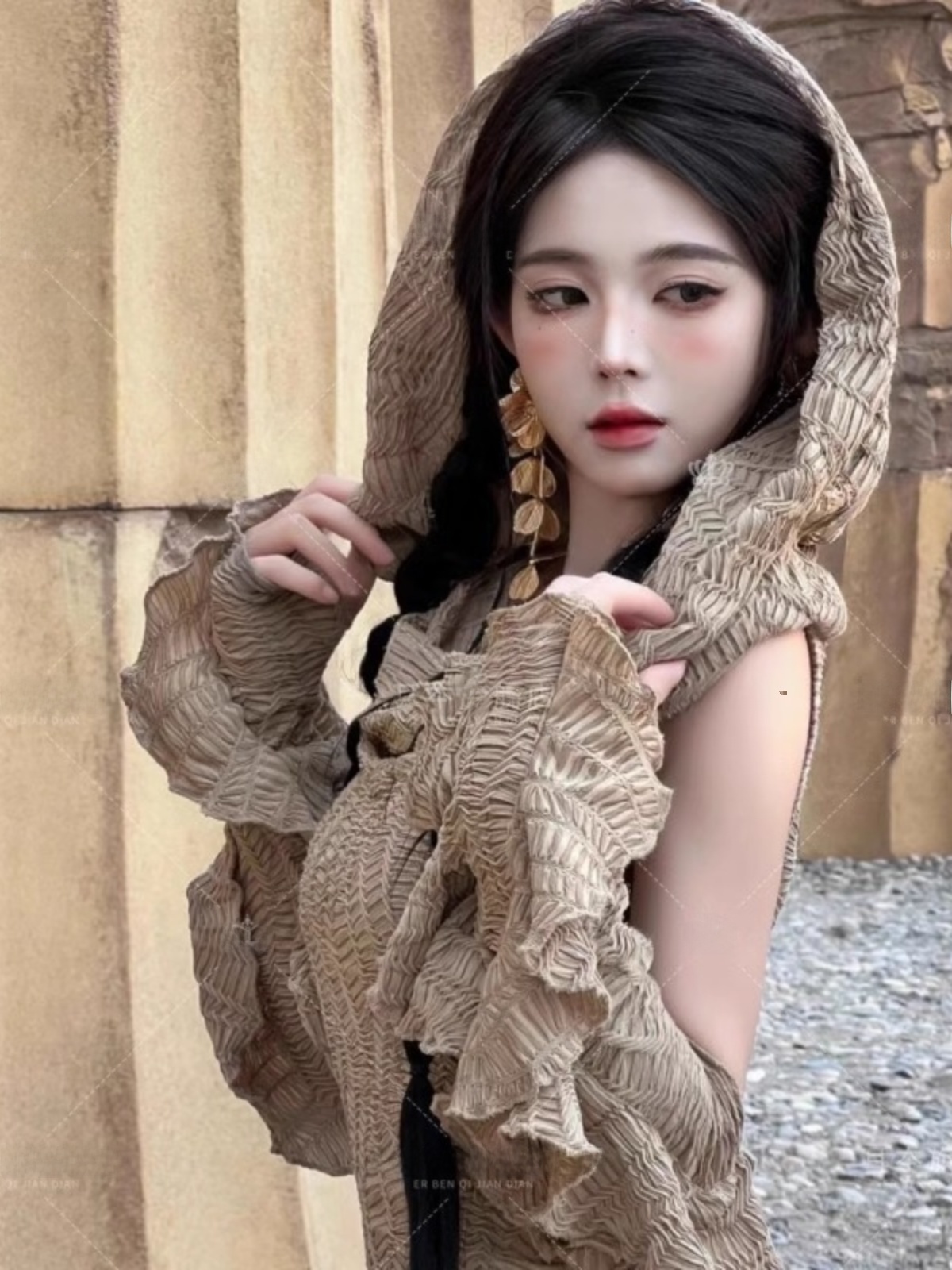 Desert  Themed Long Dress Wome - огляд і ціна Ethnic Clothing & Online Fashion Store Khaadi Pk