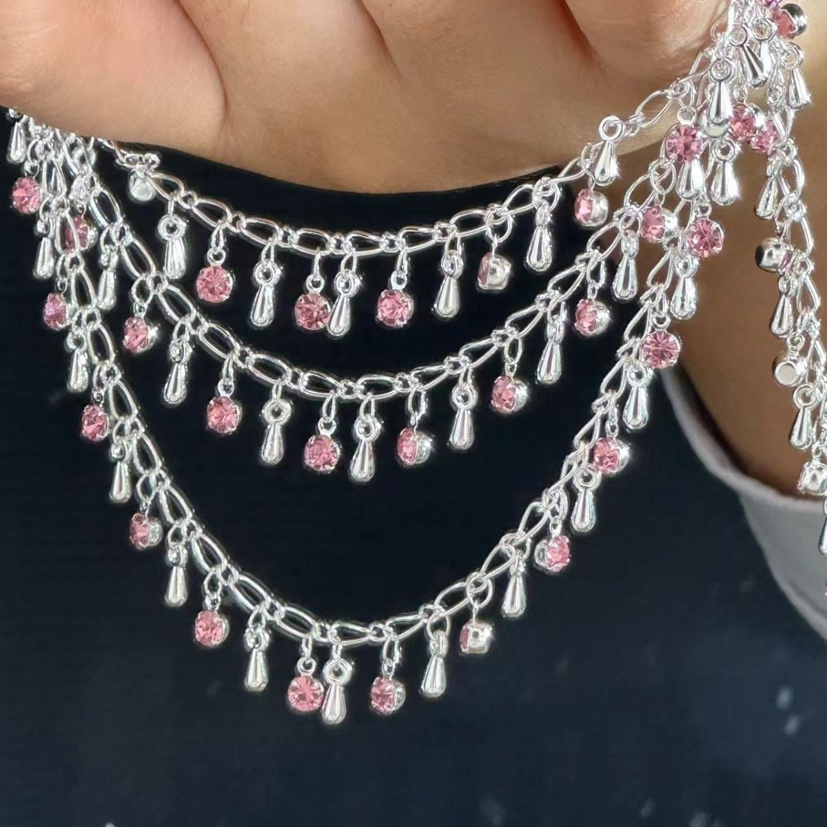 Exquisite Rhinestone Teardrop  - огляд і ціна Ethnic Fashion Accessories