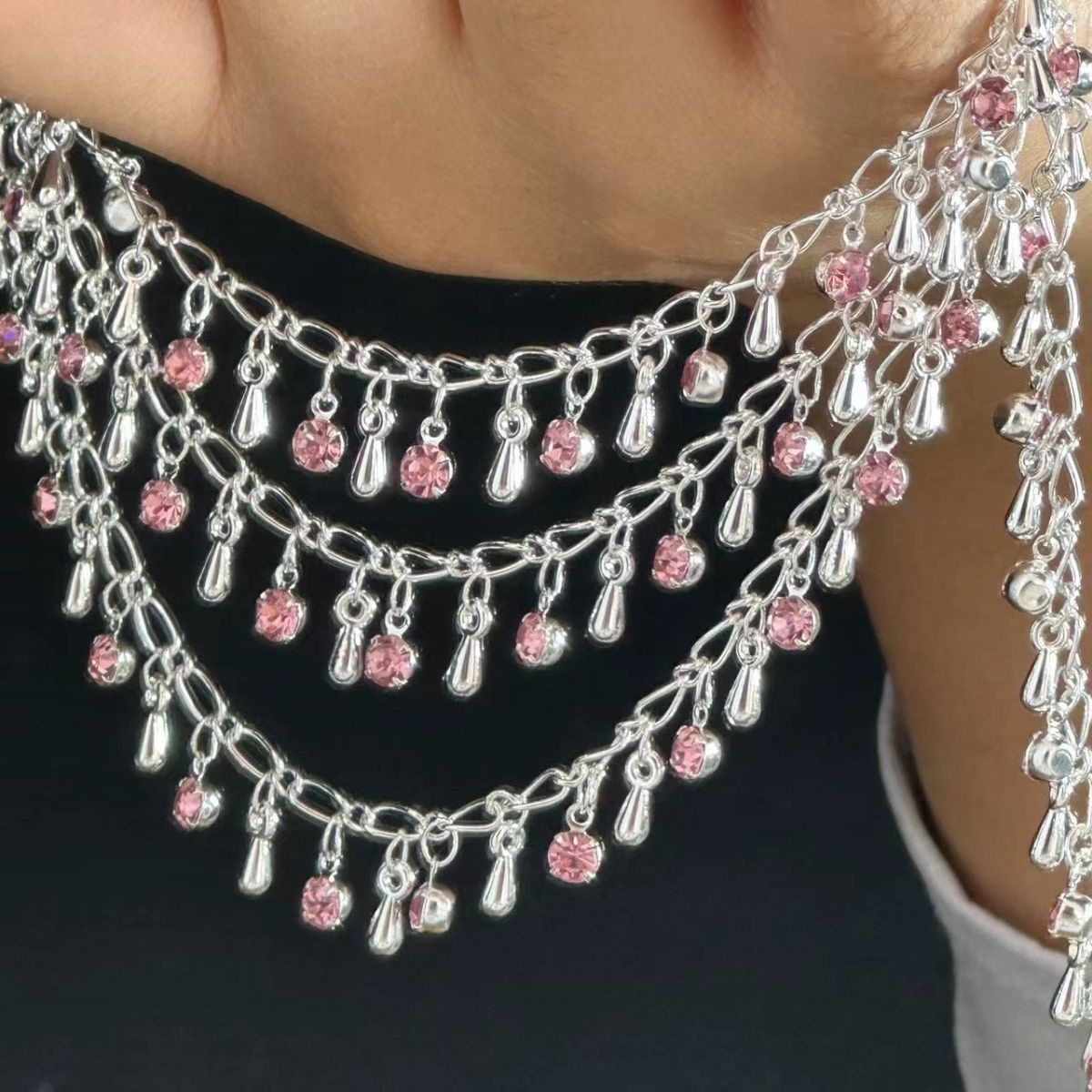 Exquisite Rhinestone Teardrop  - огляд і ціна Ethnic Fashion Accessories