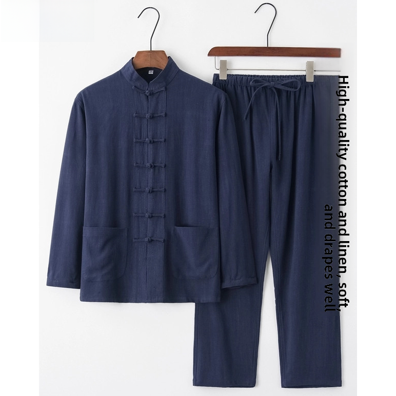 Summer Cotton Linen Youth Hanf - огляд і ціна Fashion Ethnic Wear For Men
