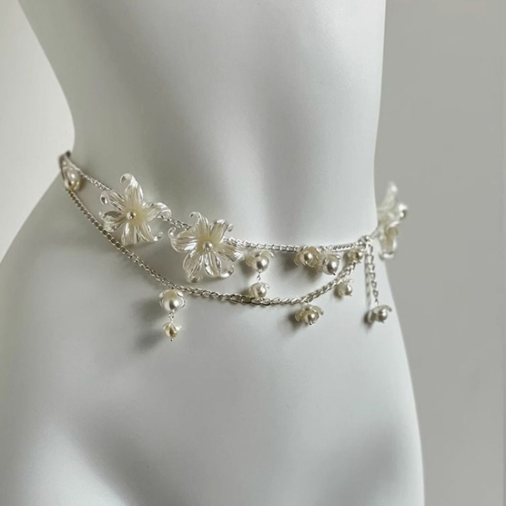 Fashion Elegant Pearl Waist Ch - огляд і ціна Ethnic Fashion Accessories