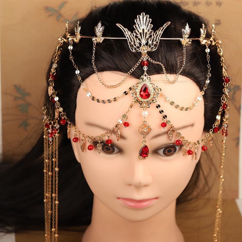 Rhinestone Forehead Jewelry Wo - огляд і ціна Ethnic Fashion Accessories