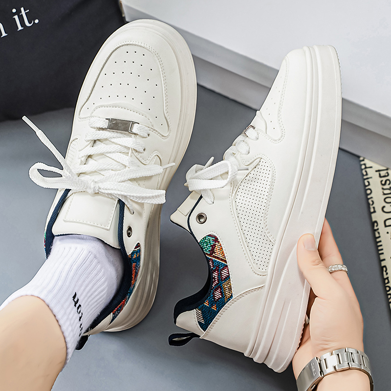 Men's White Platform Skate Sho - огляд і ціна Fashion Ethnic Wear For Men